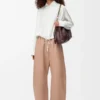 Barrel Trousers in Nappa Lambskin Barrel Trousers in Nappa Lambskin