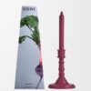 Beetroot wax candleholder Beetroot wax candleholder