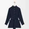 Belted Blouse in Silk