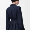 Belted Blouse in Silk