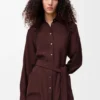 Belted Blouse in Silk