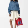 Belted Shirt in Denim