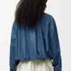 Belted Shirt in Denim