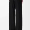 Belted Trousers in Wool Belted Trousers in Wool