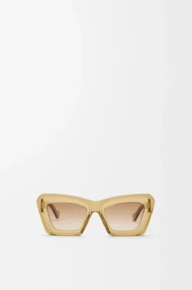Beveled Cateye Sunglasses