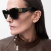 Beveled Cateye Sunglasses