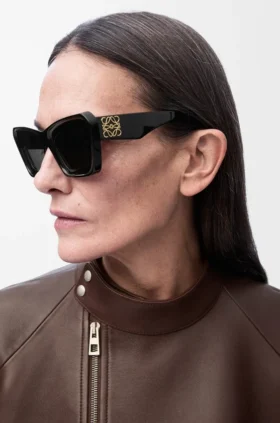 Beveled Cateye Sunglasses