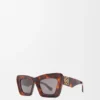Beveled Cateye Sunglasses