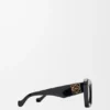 Beveled Cateye Sunglasses