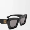 Beveled Cateye Sunglasses