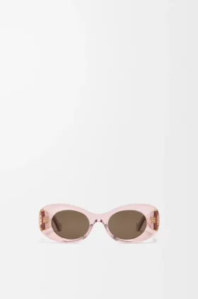 Beveled Oval Maxi Anagram Sunglasses