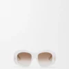 Beveled Pentagon Sunglasses