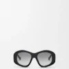 Beveled Pentagon Sunglasses