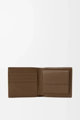 Bifold Coin Wallet in Deerskin