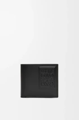 Bifold Coin Wallet in Satin Calfskin
