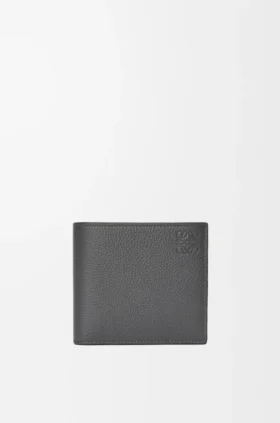 Bifold Coin Wallet in Soft Grained Calfskin