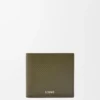 Bifold Coin Wallet in Textured Classic Calfskin