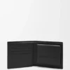 Bifold Coin Wallet in Textured Classic Calfskin