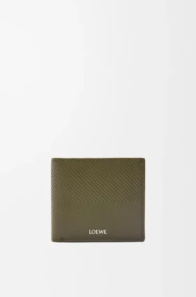 Bifold Wallet in Textured Classic Calfskin