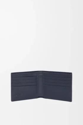 Bifold Wallet in Textured Classic Calfskin