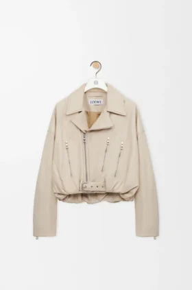 Biker Jacket in Nappa Lambskin