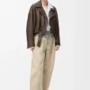 Biker Jacket in Nappa Lambskin