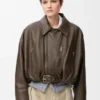 Biker Jacket in Nappa Lambskin