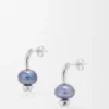 Blueberry Earrings in Sterling Silver and Pearl Blueberry Earrings in Sterling Silver and Pearl