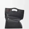 Bob Folded Tote in Shiny Supple Calfskin