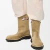Bobby Boot in Waxed Split Calfskin Bobby Boot in Waxed Split Calfskin