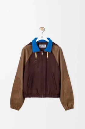 Bomber Jacket in Technical Fabric