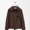 Bow Jacket in Nappa Lambskin