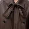 Bow Jacket in Nappa Lambskin