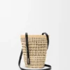 Braid Pocket in Iraca Palm and Calfskin Braid Pocket in Iraca Palm and Calfskin