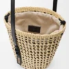 Braid Pocket in Iraca Palm and Calfskin Braid Pocket in Iraca Palm and Calfskin