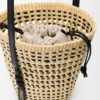 Braid Pocket in Iraca Palm and Calfskin Braid Pocket in Iraca Palm and Calfskin