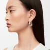 Braided Hoop Earrings in Sterling Silver Braided Hoop Earrings in Sterling Silver