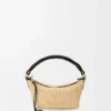 Cala Mini Bag in Classic Calfskin and Raffia Cala Mini Bag in Classic Calfskin and Raffia