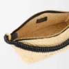 Cala Mini Bag in Classic Calfskin and Raffia Cala Mini Bag in Classic Calfskin and Raffia