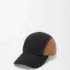 Camp Cap in Canvas and Suede Camp Cap in Canvas and Suede
