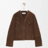 Cardigan in Shearling