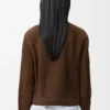 Cardigan in Shearling