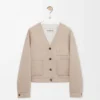 Cardigan in Wool and Cashmere