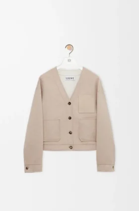 Cardigan in Wool and Cashmere