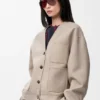 Cardigan in Wool and Cashmere