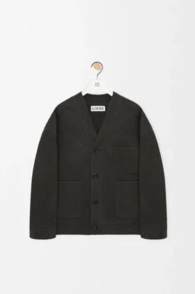 Cardigan in Wool and Silk