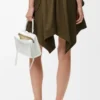 Cargo Skirt in Cotton and Silk