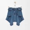 Cargo Skirt in Denim Cargo Skirt in Denim