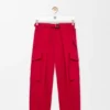 Cargo Trousers in Cotton and Silk Cargo Trousers in Cotton and Silk