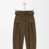 Cargo Trousers in Cotton and Silk Cargo Trousers in Cotton and Silk